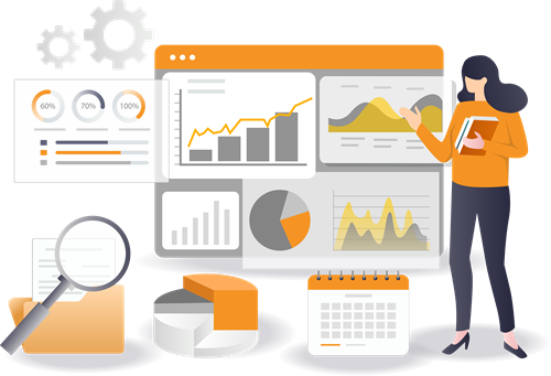 Customer ordering food online using mobile