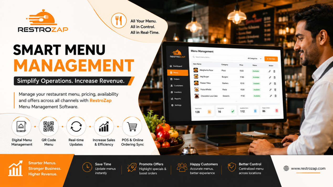 Smart Menu Management with RestroZap
